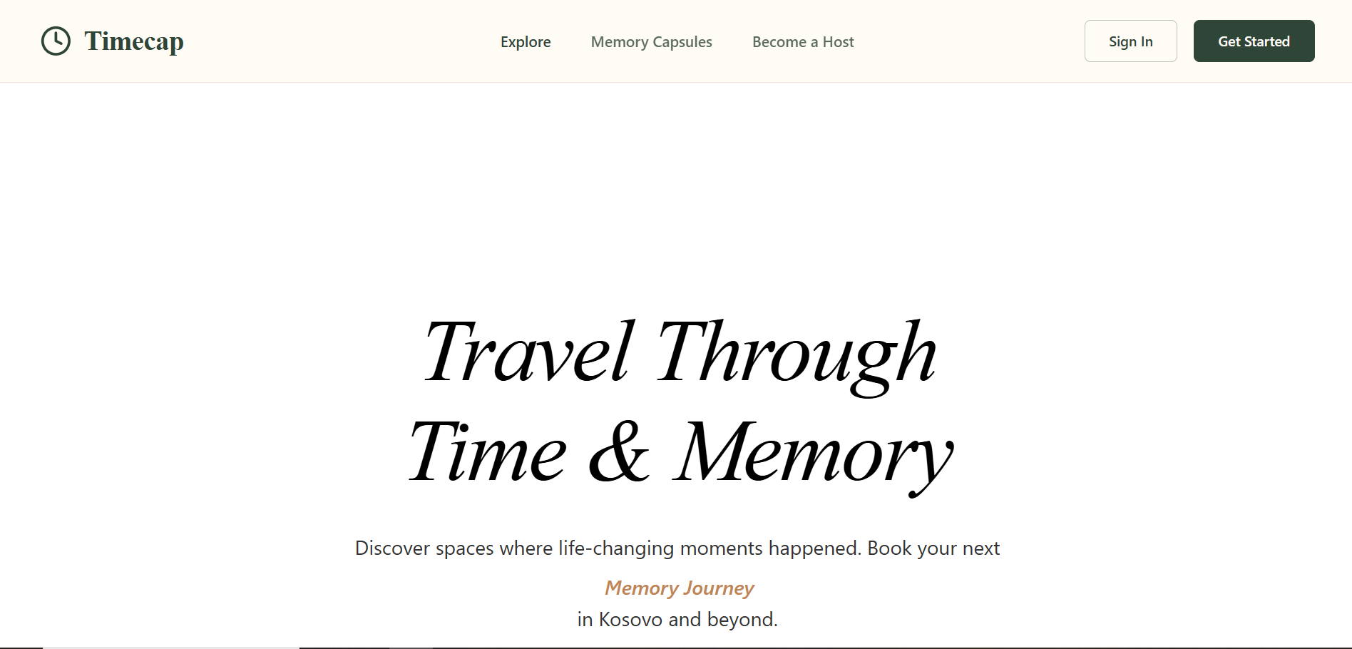Timecap - Memory Capsules